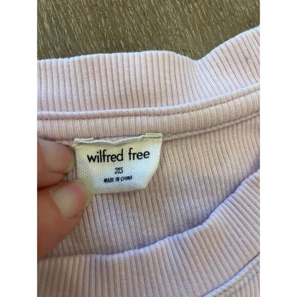 ARITZIA Wilfred Free Lilac Top Shirt Women's size 2XS XXS - Picture 6 of 9